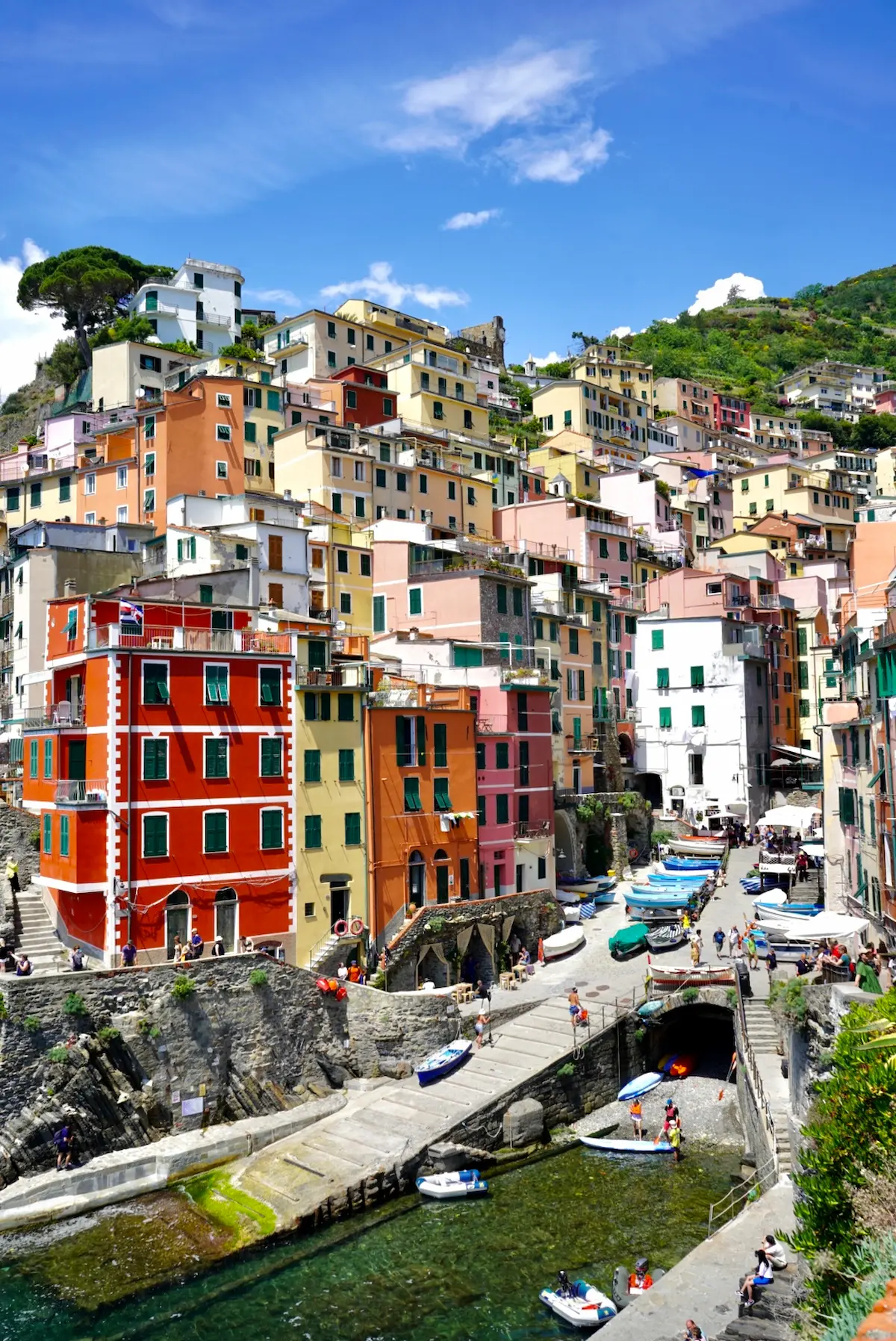 Pastel Harbor - Riomaggiore, Cinque Terre, Italy